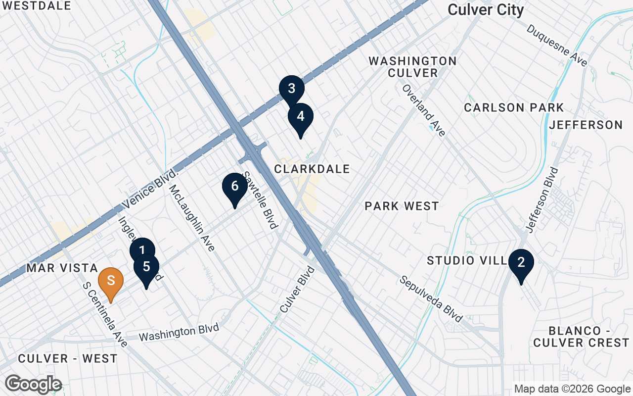 On-Market Comps Map